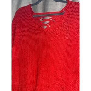 Joseph A Red Sweater